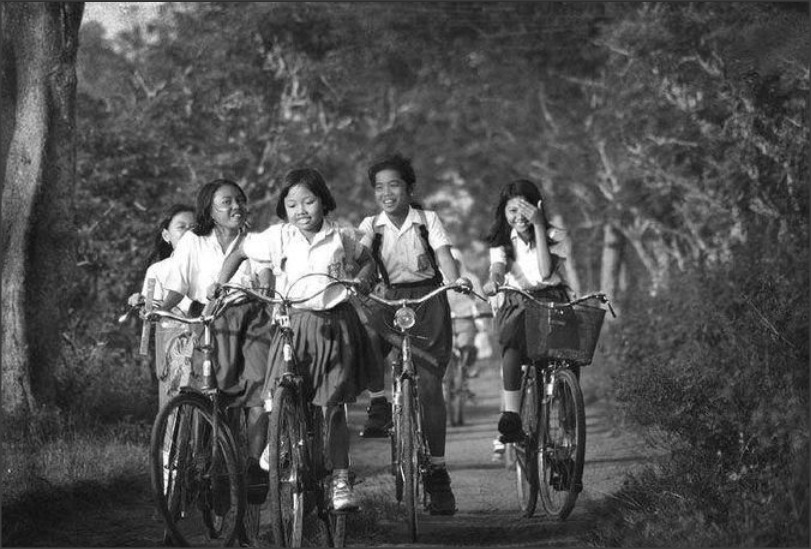 Bersepeda ke sekolah via wordpress.com
