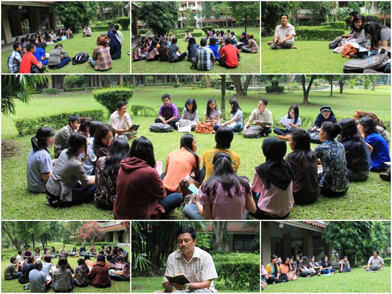 Saat Dosen Favorit Kuliah Outdoor