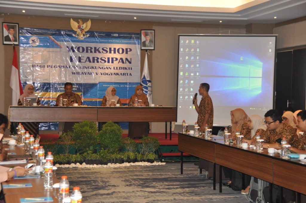 LLDIKTI Wilayah V Yogyakarta Gelar Kearsipan